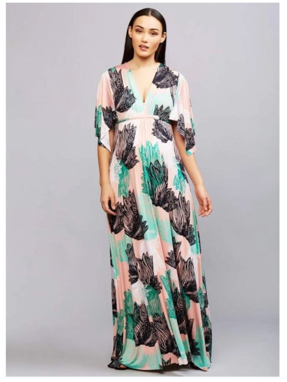 Rachel Pally Tropical Floral Maxi Dress